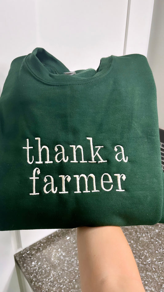 Thank A Farmer | Embroidered