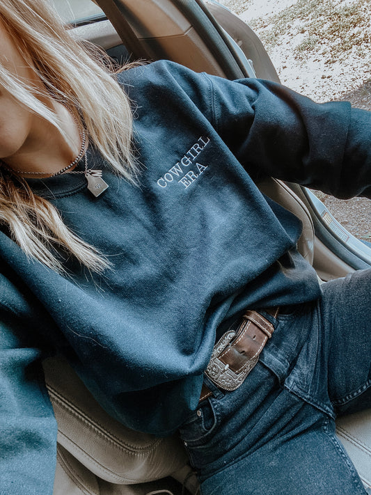 Cowgirl Era | Embroidered Crewneck